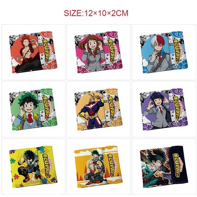 My Hero Academia anime snap wallet buckle purse