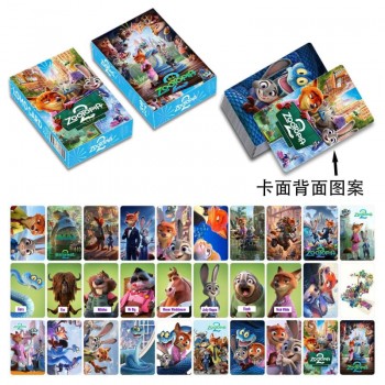 30pcs/set Zootopia anime LOMO Cards
