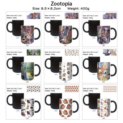 Zootopia Heating Color Changing Ceramic Cup Mug