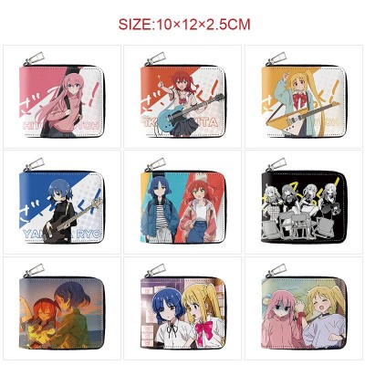 Bocchi The Rock anime zipper long wallet purse