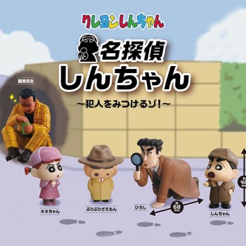 5pcs/set Detective Crayon Shin-chan anime figures