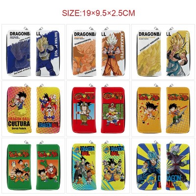 Dragon Ball anime long zipper wallet purse