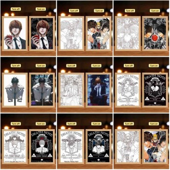 Death Note anime Led Photo Frame Lamp Painting Night Lights
