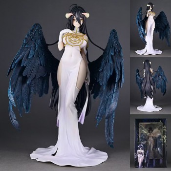 23.5cm Overlord Albedo Pure White Devil Girl anime figure