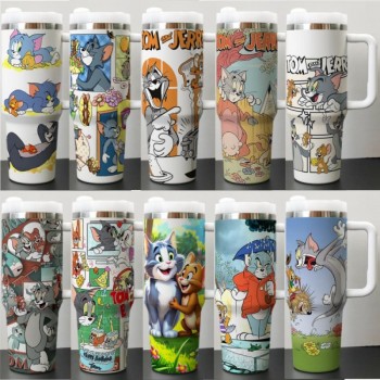 Tom and Jerry cat Stainless Steel Mugs Cups