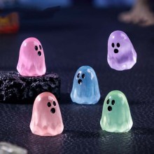 Luminous Ghost Miniatures Figurines Glow At Night