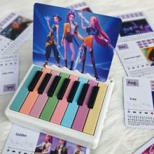 K-POP Demon Hunters Taylor Piano Calendar 2026 Mus...
