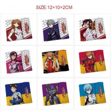 EVA anime snap wallet buckle purse