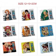 One Piece anime snap wallet buckle purse