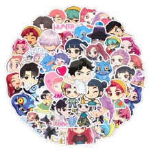 K-POP Demon Hunters waterproof stickers set(50pcs a set)