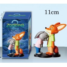 11cm Zootopia anime figures