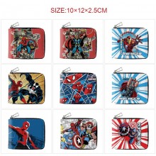 Super Hero Iron Spider-man Super Man Batman zipper...