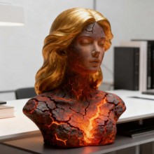 Blazing Maiden Figurine Figure Broken Soul Red Flame