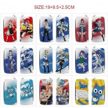 Fairy Tail anime long zipper wallet purse