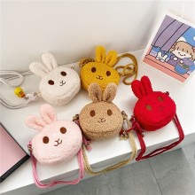 Rabbit Children Plush Crossbody Shoulder Bags