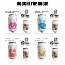Bocchi The Rock Stainless Steel Thermos Straw Cups