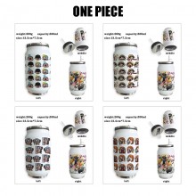 One Piece Stainless Steel Thermos Straw Cups