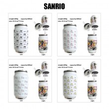 Sanrio Melody kitty Cinnamoroll Kuromi Stainless Steel Thermos Straw Cups