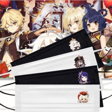 10pcs/set Genshin Impact game Dust Masks