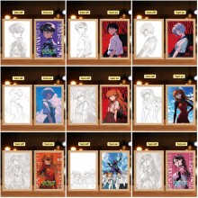 EVA anime Led Photo Frame Lamp Painting Night Ligh...