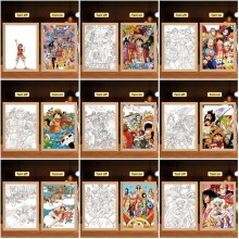 One Piece anime Led Photo Frame Lamp Painting Nigh...