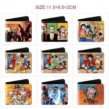 One Piece anime wallet purse