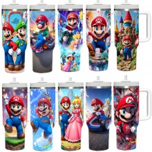 Super Mario anime Stainless Steel Mugs Cups