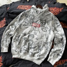 Super Hero Iron Spider Super Man long sleeve hoodi...