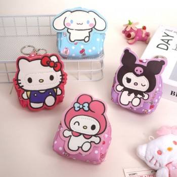 Sanrio Melody kitty Cinnamoroll Kuromi mini backpack shape coin purse storage
