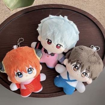 10cm Gintama Gintoki Kagura Toshirou Hijikata plush doll