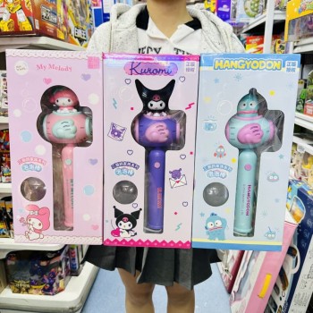 Original Sanrio Hello Kitty Kuromi Bubble Blower Automatic Bubble Machine