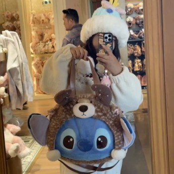 Stitch anime plush backpack bags