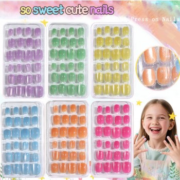 Fashion Cartoon fake nails paste stickers