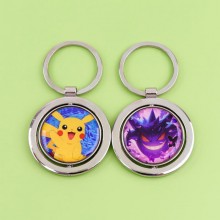 Pokemon alloy Rotating Key chains
