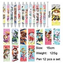 PAW Patrol anime ballpoint pen ball pens(12pcs a set)