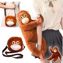 Simulation Monkey Gorilla Plush Doll backpack bags