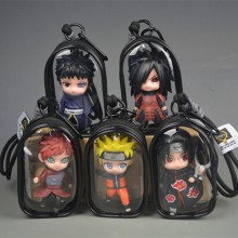 Naruto anime figure doll key chains