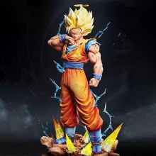 34.5cm Dragon Ball Super Saiyan 2 Son Goku anime figure