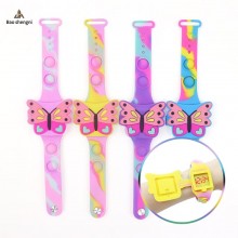 Butterfly Children LED Flip Up Watches