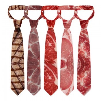 Meat Style Design cosplay Neck Tie Punk JK Bowtie