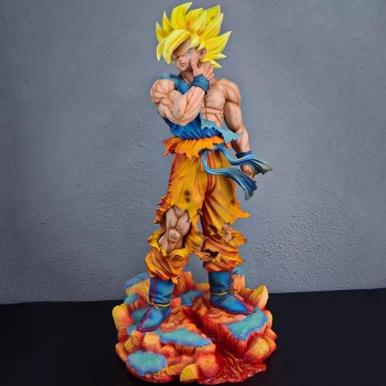 38cm Dragon Ball Super Saiyan Son Goku anime figure