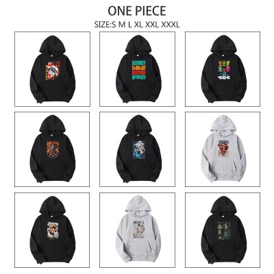 One Piece anime Long Sleeve Hoodies Sweatshirts