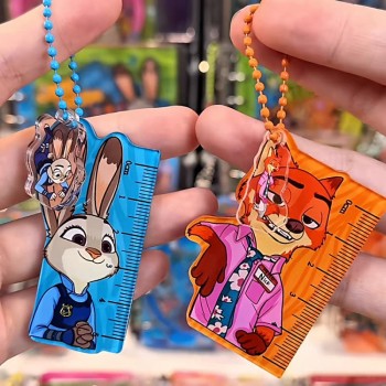 Zootopia mini ruler key chains