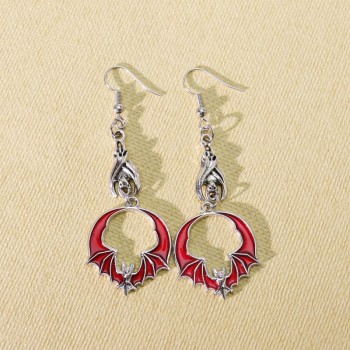 Gothic Vampire Bat Earrings a pair