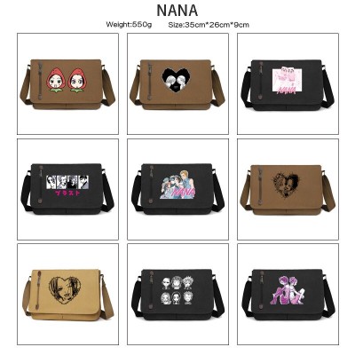NANA anime retro canvas messenger crossbody shoulder bags