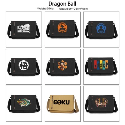 Dragon Ball anime retro canvas messenger crossbody shoulder bags