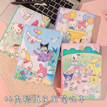 Sanrio Melody kitty Cinnamoroll Kuromi notebooks B6