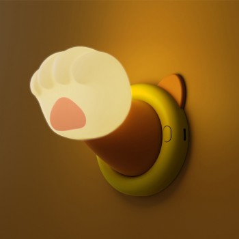 Cat Paw Silicone LED Night Light