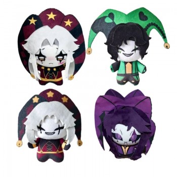 10cm The Freak Circus Jester Pierrothe Harlequin Plush Doll
