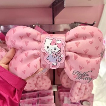Hello Kitty bow anime storage pen bag
